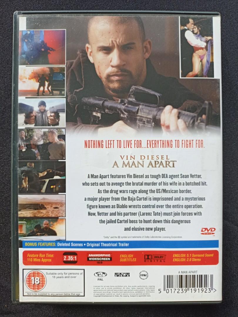 Dvd A Man Apart Hobbies Toys Music Media Cds Dvds On Carousell