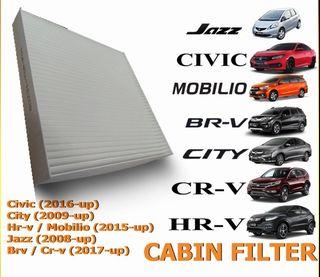 ELECTROVOX Cabin Filter for Honda Civic 16 up, City 09 up, Jazz 08 up, BRV & CRV 17 up