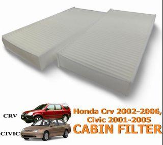 ELECTROVOX Cabin Filter Honda Crv 2002-2006, Civic 2001-2005