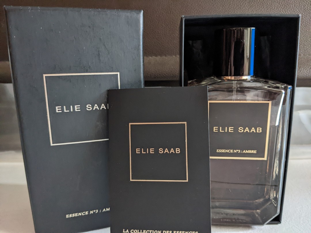 Elie Saab Essence No. 3 Ambre Decant, Beauty & Personal Care, Fragrance ...