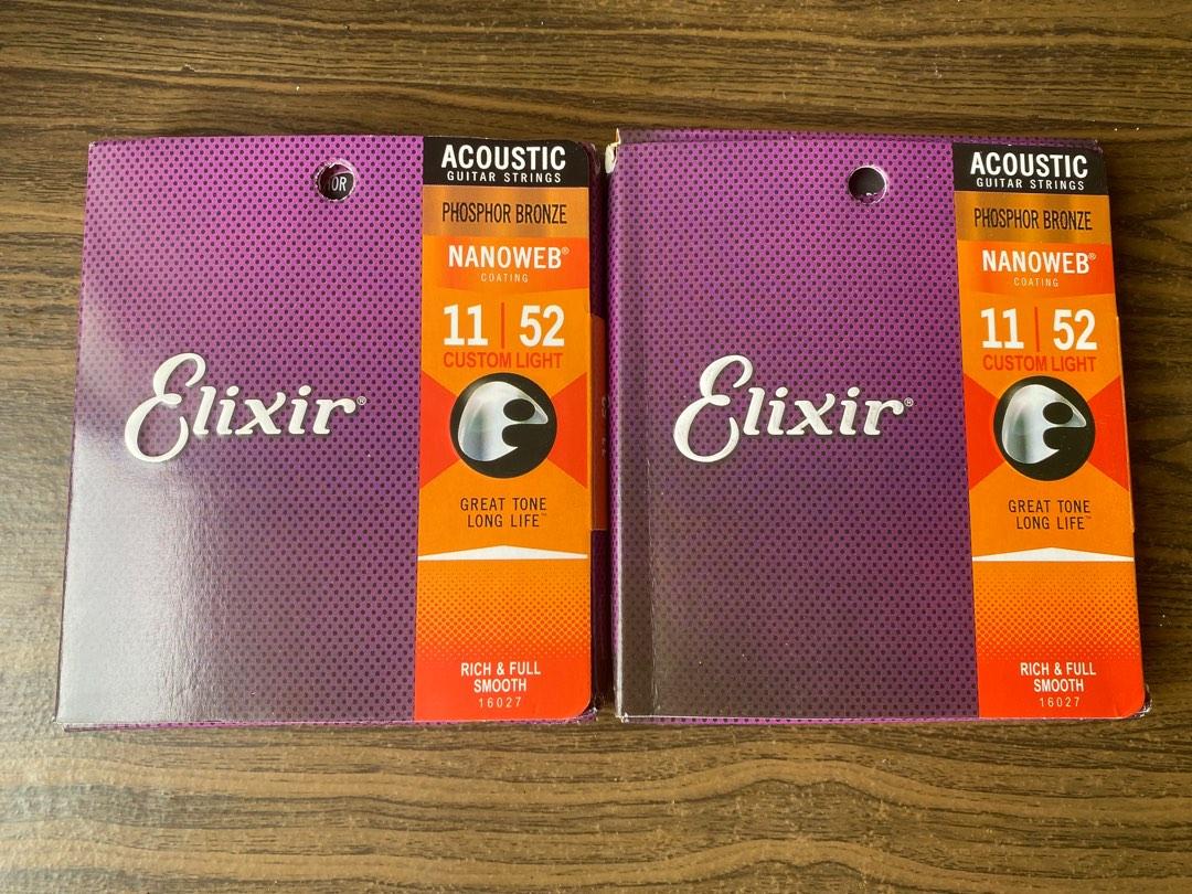 Elixir Acoustic Guitar String, Hobbies & Toys, Music & Media, Music