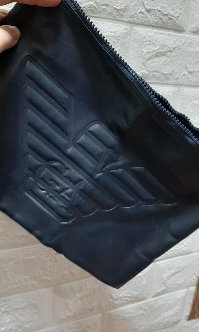 Emporio Armani document holder, Luxury, Bags & Wallets on Carousell