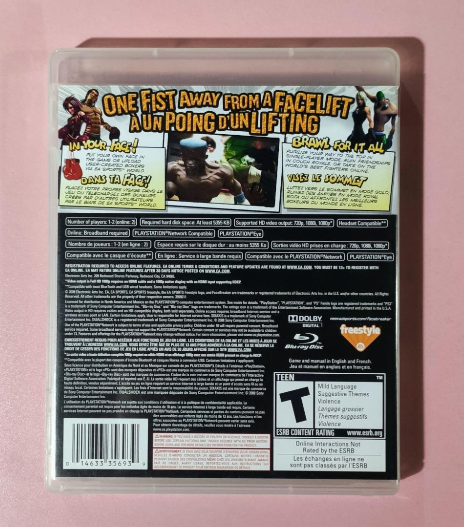FaceBreaker - [PS3 Game] [NTSC / ENGLISH Language] [CIB / Complete in ...