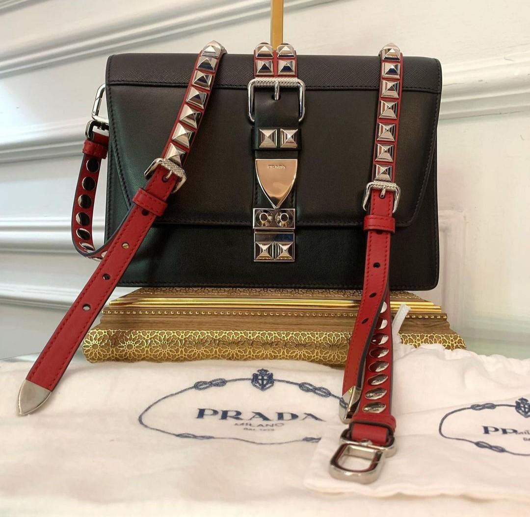 Prada elektra clutch top