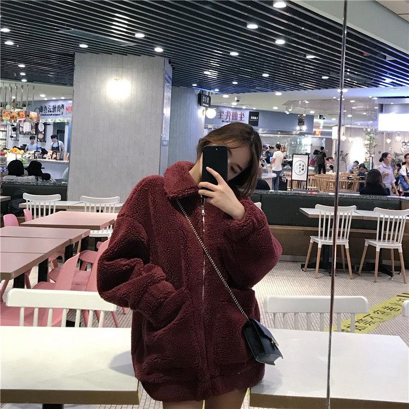 Maroon teddy bear jacket outlet