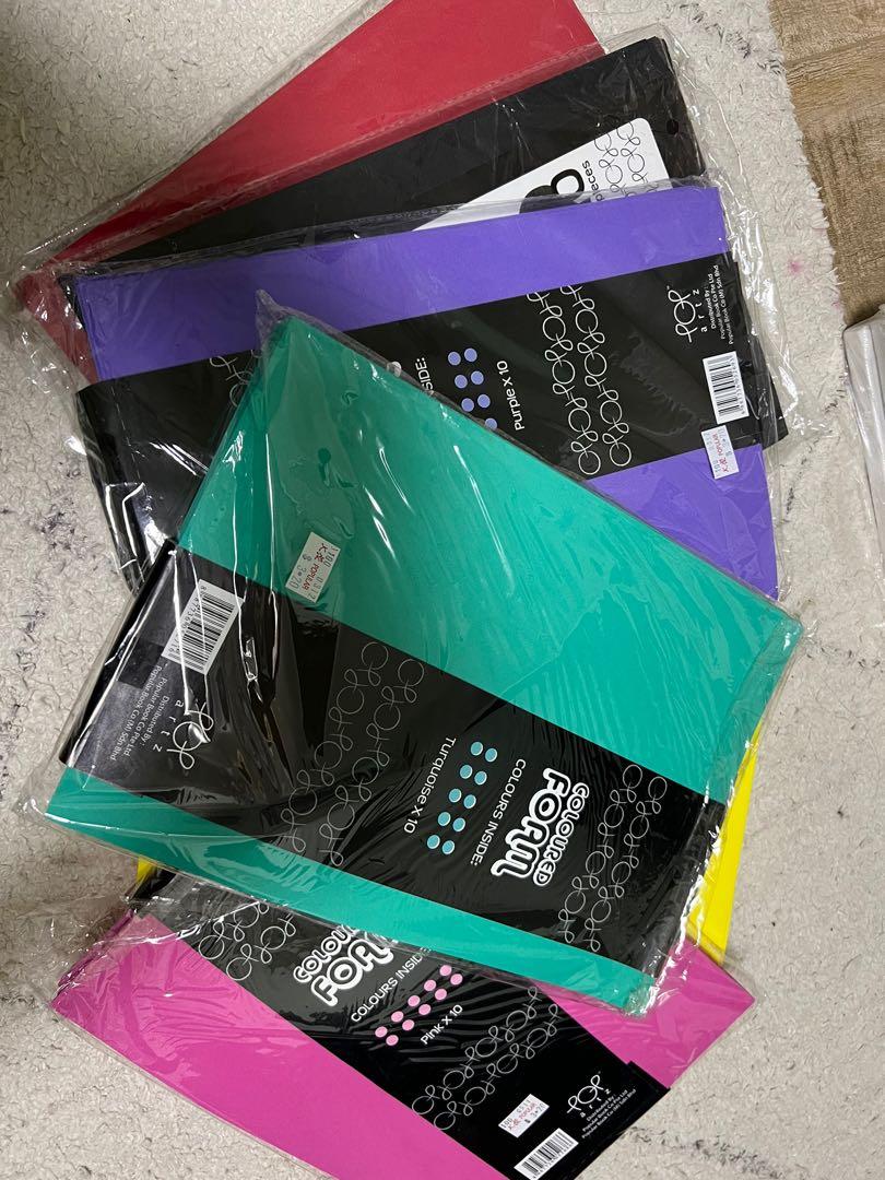 Foam sheets A4 size, Hobbies & Toys, Stationery & Craft, Craft Supplies