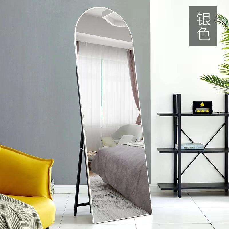 Full Body Arch Type Full Length Mirror Standing Hanging Nordic Beautiful Mirror, Furniture