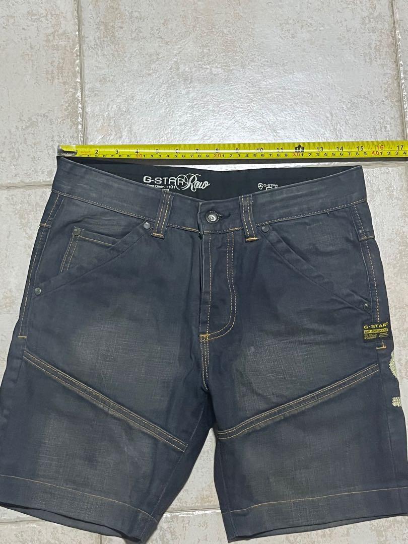 G Star Denim Shorts Men, Men's Fashion, Bottoms, Shorts on Carousell