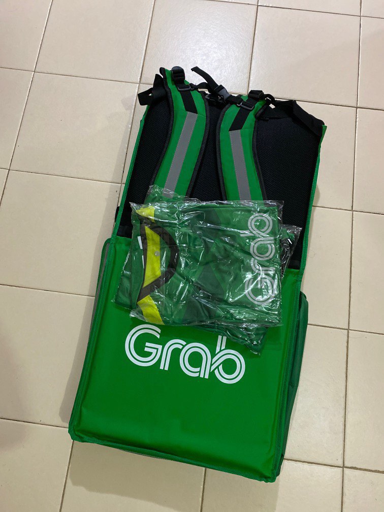 Grab thermal Delivery Bag, Motorcycles, Motorcycle Accessories on Carousell