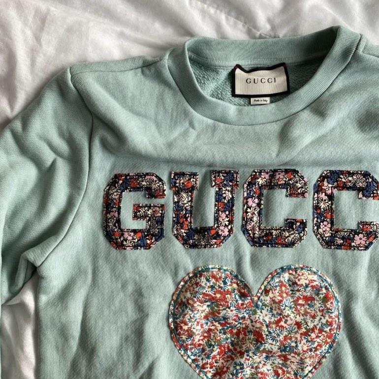 Gucci heart sweatshirt Clearance