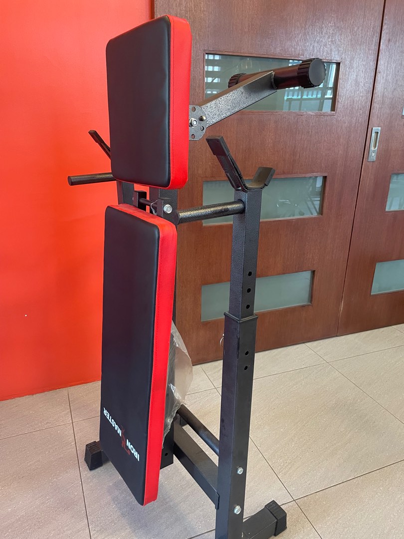 Gym Equipment Bench, 5ft Bar, Set of Plates, Sports Equipment