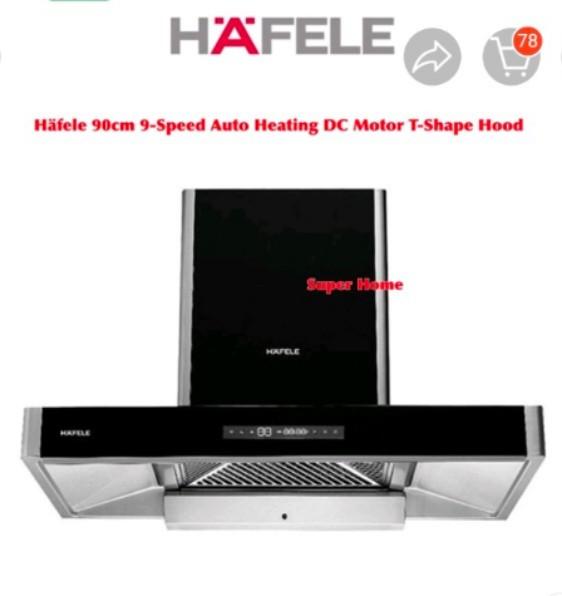 Hafele Kitchen Hood 90cm Chimney Range Hood Auto Heating Clean Silent