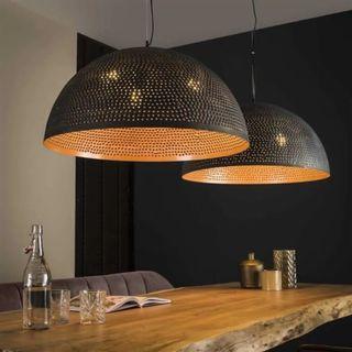 Hammered Brass Dome Light Fixtures