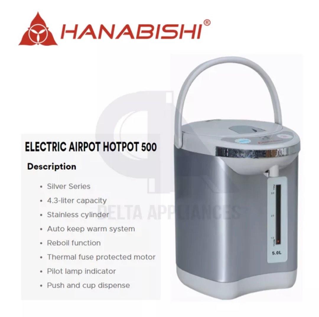 Hanabishi Electric Airpot Thermos, TV & Home Appliances, Kitchen