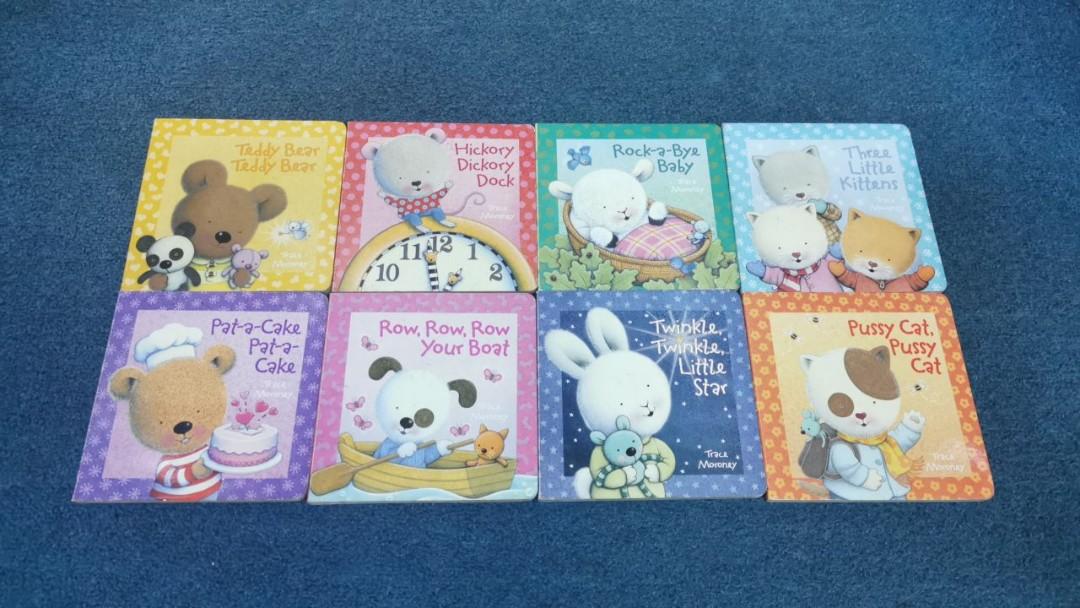 Hardboard book nursery rhymes combo inside like new 8pcs combo