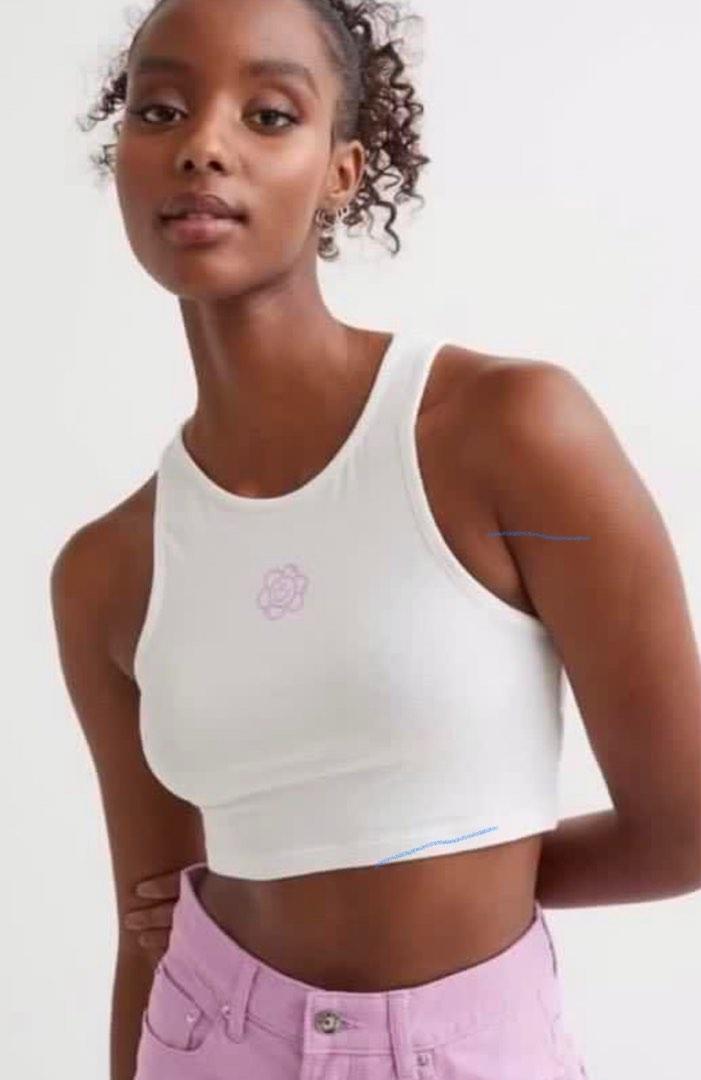 forever 21 white tank top
