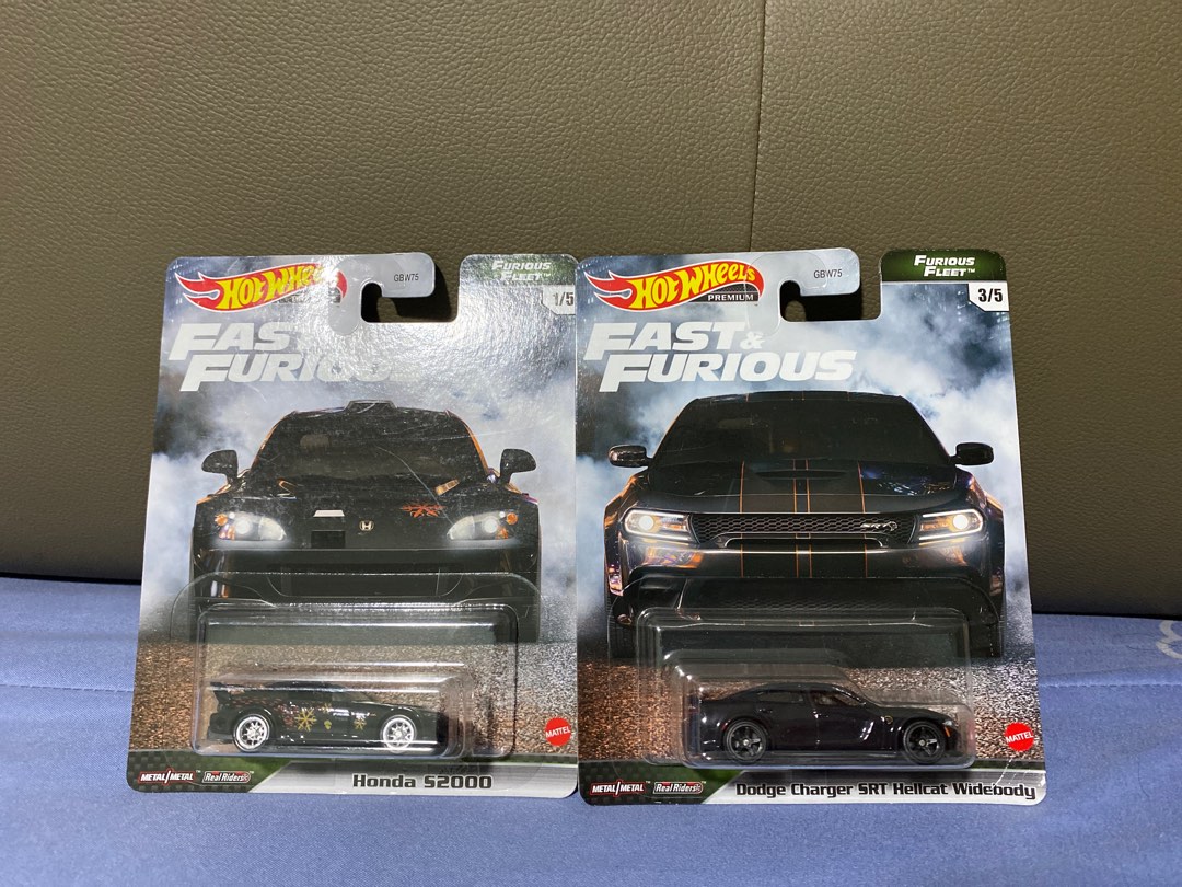 Hot wheels furious fleet lot S2k x Hellcat, Hobbies & Toys, Toys