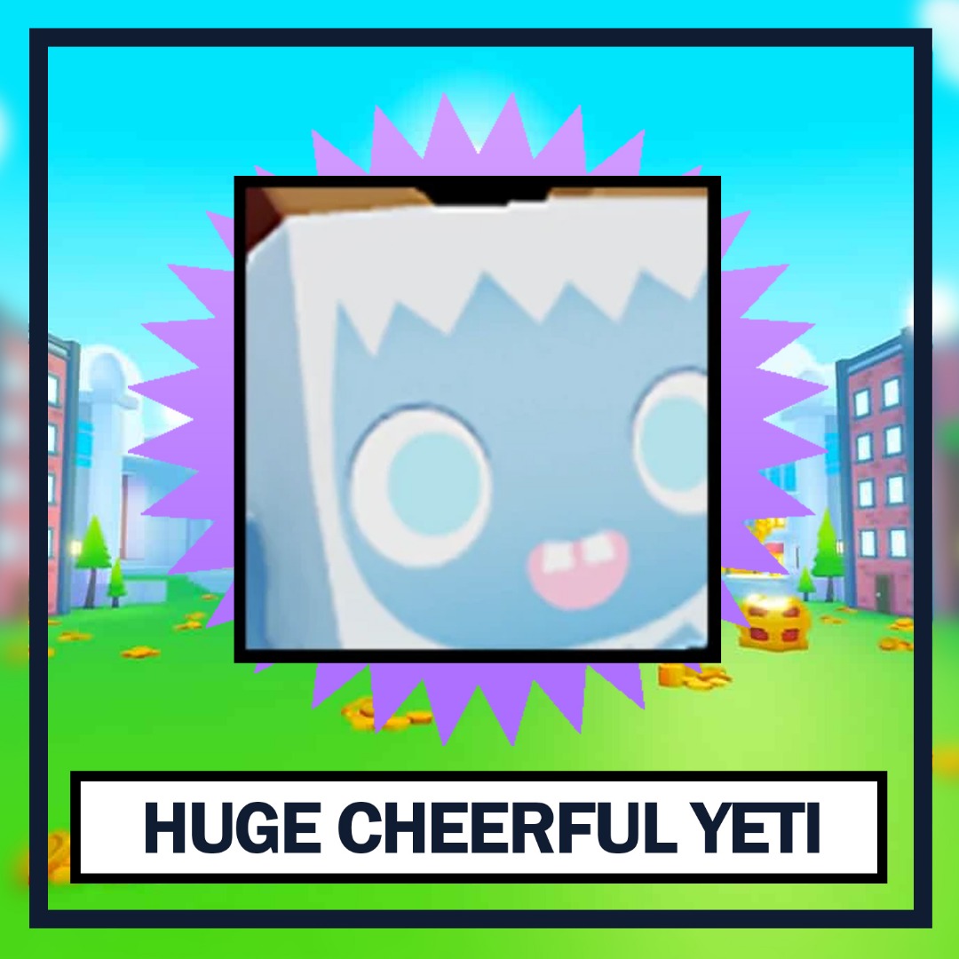 Huge Cheerful Yeti Pet Simulator X Huge Yeti, Video Gaming, Gaming