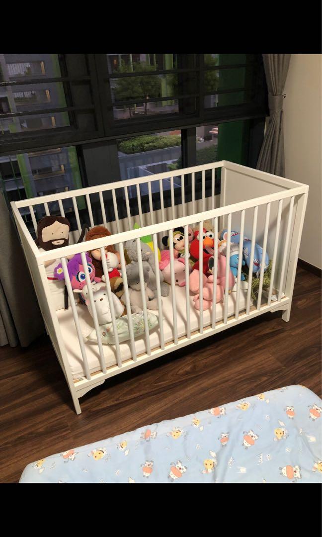 Ikea baby cot (white), Babies & Kids, Baby Nursery & Kids Furniture