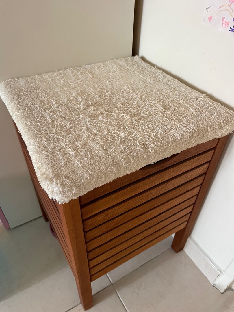 IKEA bathroom stool storage, Furniture & Home Living, Bathroom & Kitchen Fixtures on Carousell