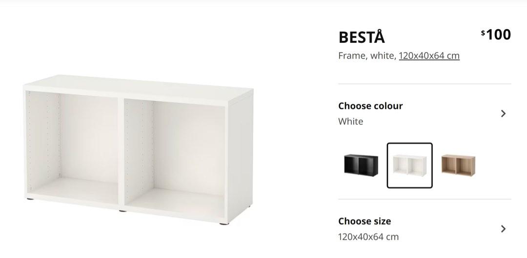 IKEA Besta Shelving, Furniture & Home Living, Furniture, Shelves