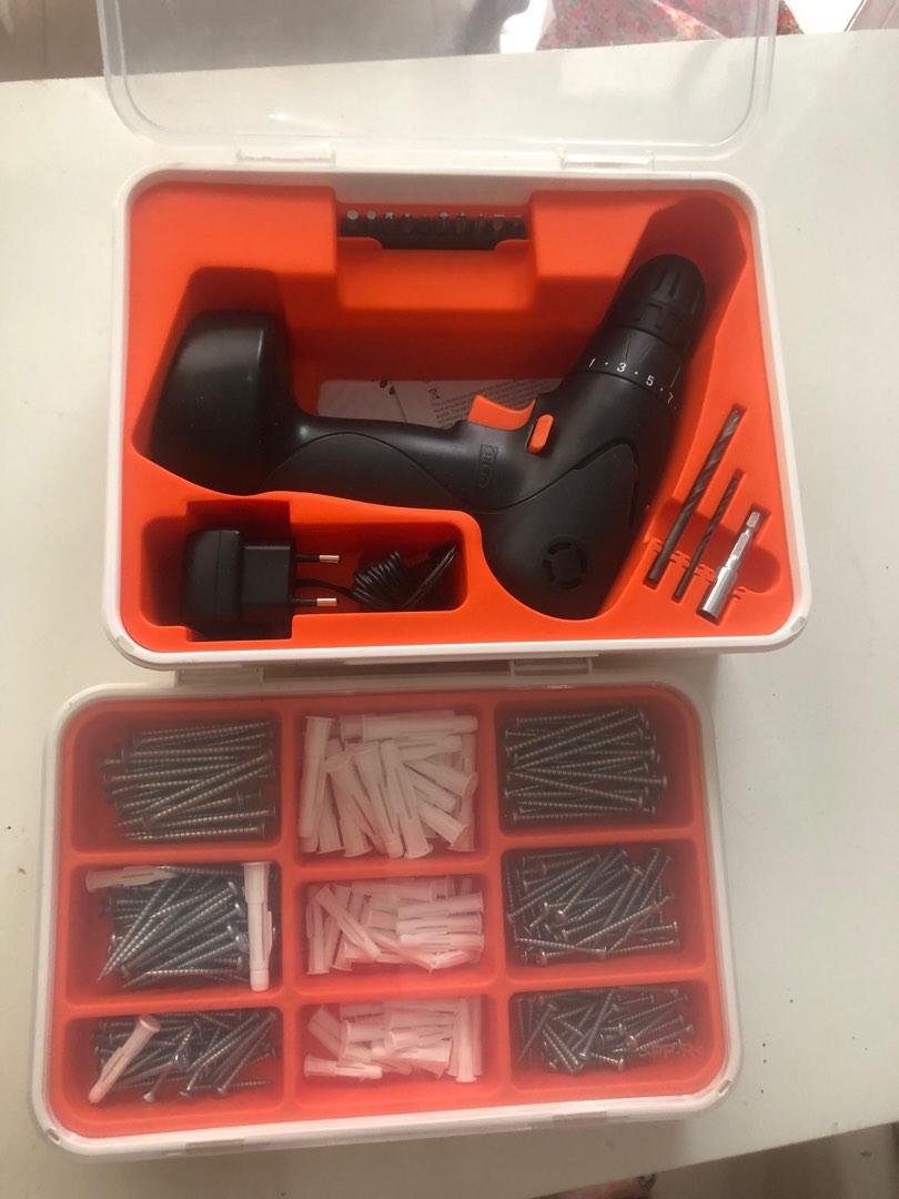 IKEA drill set, Furniture & Home Living, Home Improvement