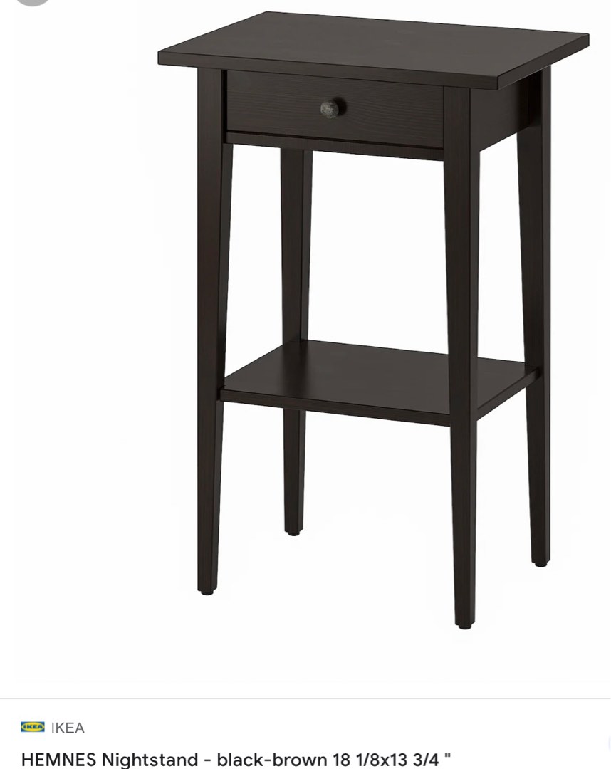 IKEA Hemnes Bedside Table, Furniture & Home Living, Furniture, Other