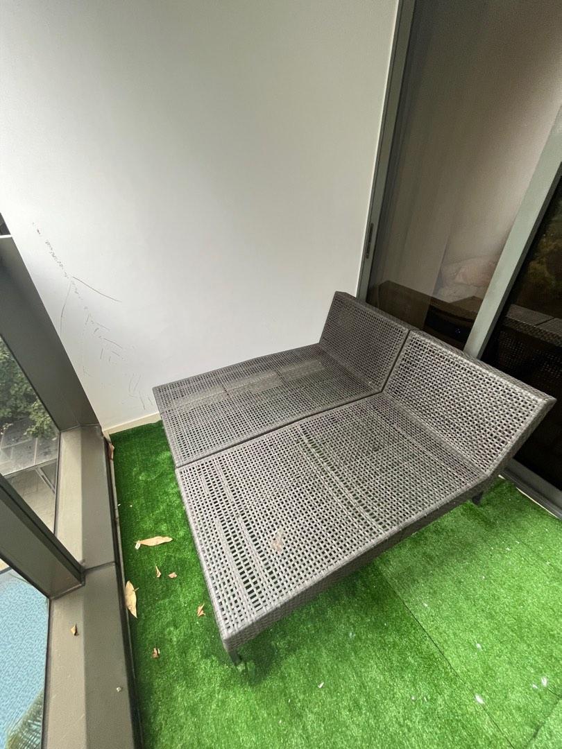Ikea outdoor loungers x 2, Furniture & Home Living, Outdoor Furniture