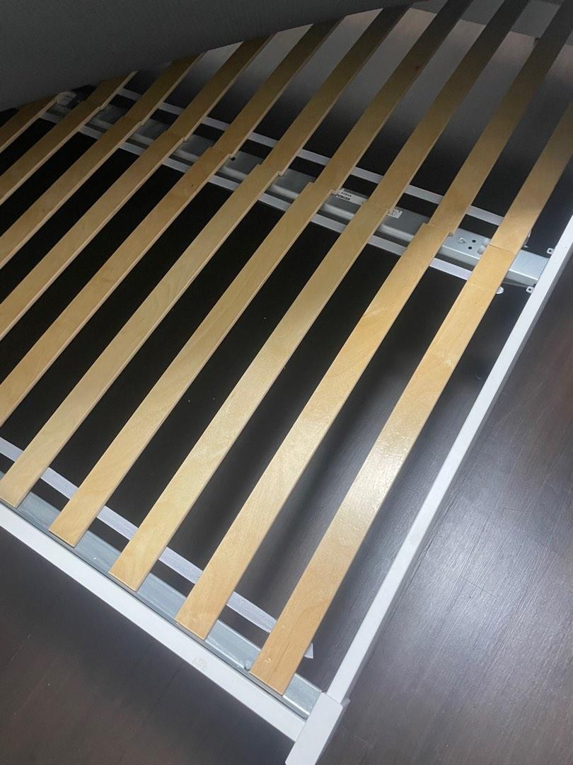 IKEA queen sized bed (2021), Furniture & Home Living, Furniture, Bed Frames & Mattresses on