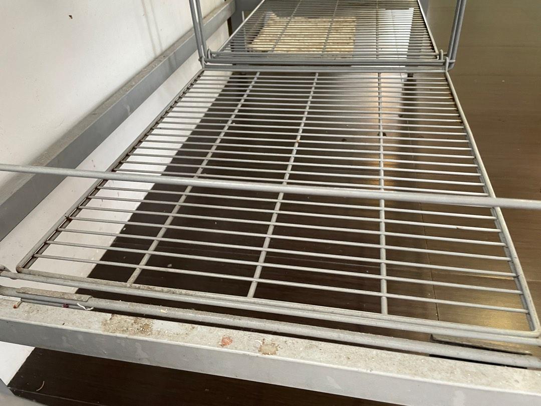 Ikea stainless steel kitchen island with storage, Furniture & Home