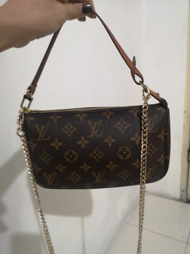 Jual tas lv cabas monogran kulit 30x28 ada no seri preloved second