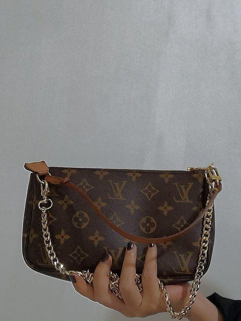 Jual tas lv cabas monogran kulit 30x28 ada no seri preloved second