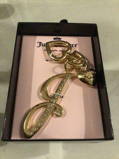 Juicy Couture “J” Gold Keychain