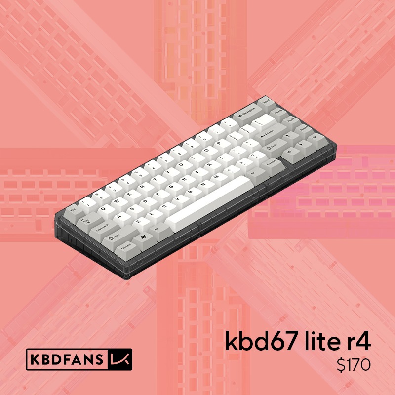 KBDfans Kbd67 Lite R4/Tofu65/Tofu60/DZ65/DZ60/Blade60 RGB DIY