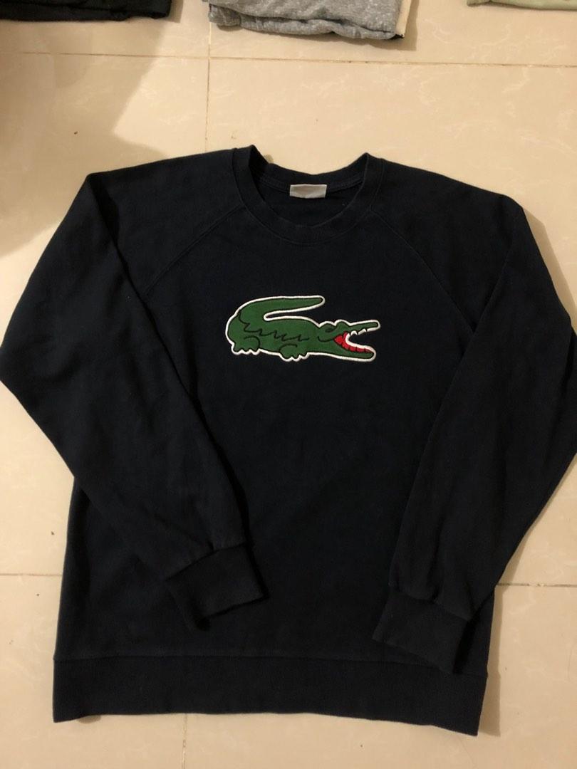 Lacoste big online logo sweatshirt
