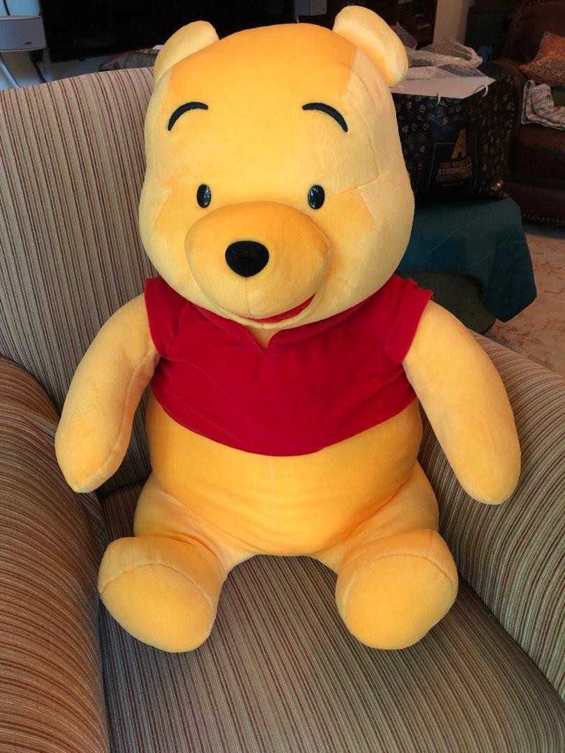 large pooh bear stuffed animal