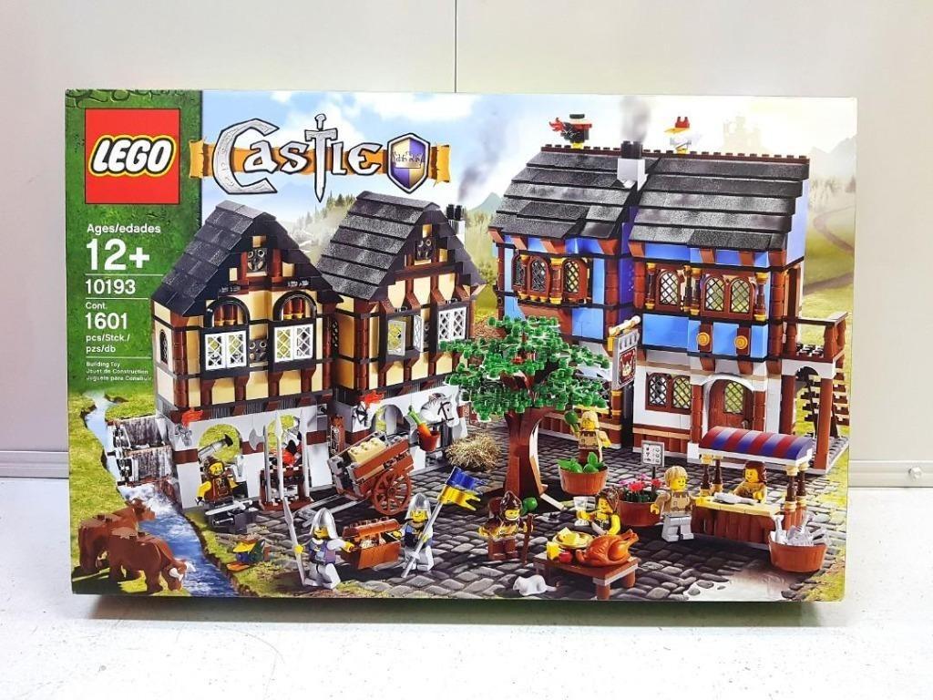 Lego Castle Fantasy Era 10193 Medieval Market Village 2009 1601pcs Very Rare MISB Hobbies Toys Toys Games on Carousell