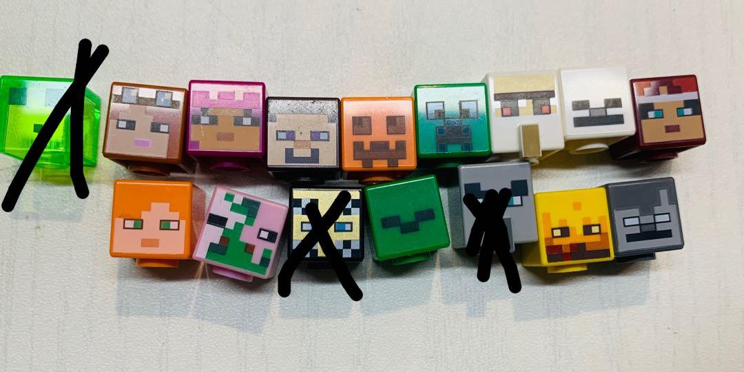 Lego minecraft head Carousell