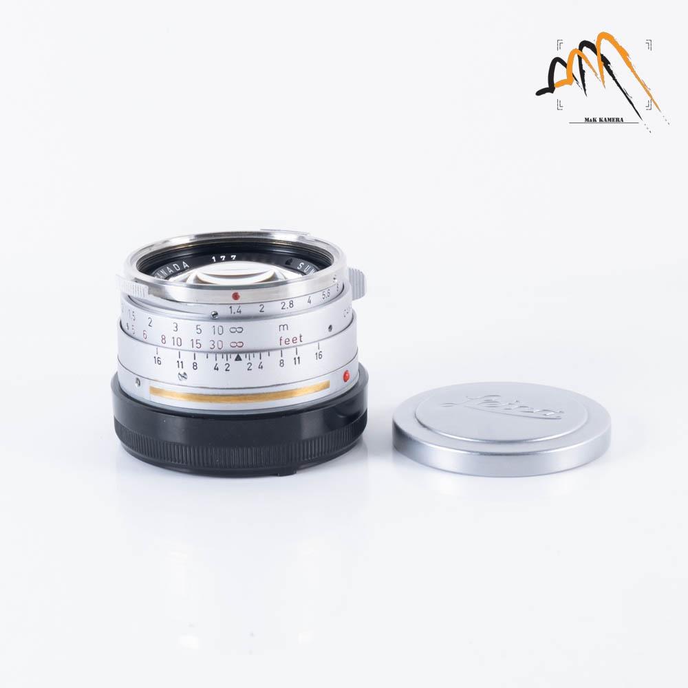 LEITZ Leica Summilux M 35mm/F1.4 Steel Rim/ Goggle Version Lens Yr