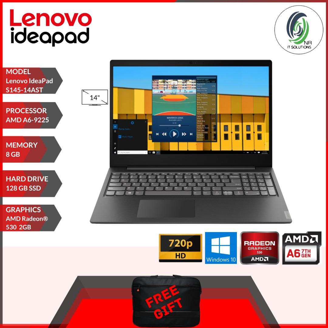 Lenovo IdeaPad S145-14AST Laptop AMD A6-9225 - 7th Gen/8GB RAM/128 GB  SSD/14