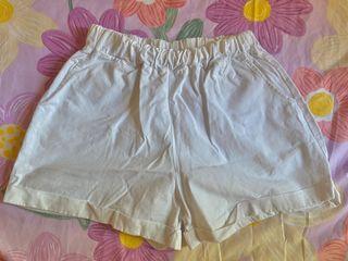 Linen White Shorts (beach shorts)