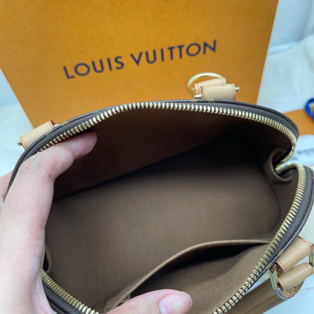 Used Louis Vuitton Alma BB monogram Canvas with strap dustbag clochette  lock and keys, Luxury, Bags & Wallets on Carousell
