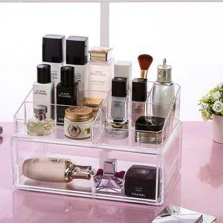 Makeup skincare clear transparent storage case