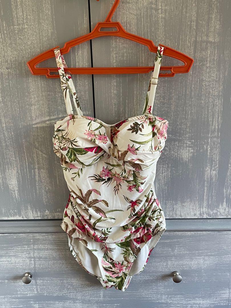 Marks & spencer floral convertible swimsuit (slimming), Women's Fashion