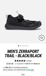 MEN'S ZERRAPORT TRAIL - BLACK/BLACK