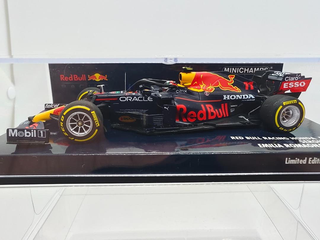 清貨價Minichamps F1 1/43 Red Bull Racing Honda RB16B #11 Sergio Perez - Emilia  Romagna GP 2021, 興趣及遊戲, 玩具 遊戲類- Carousell