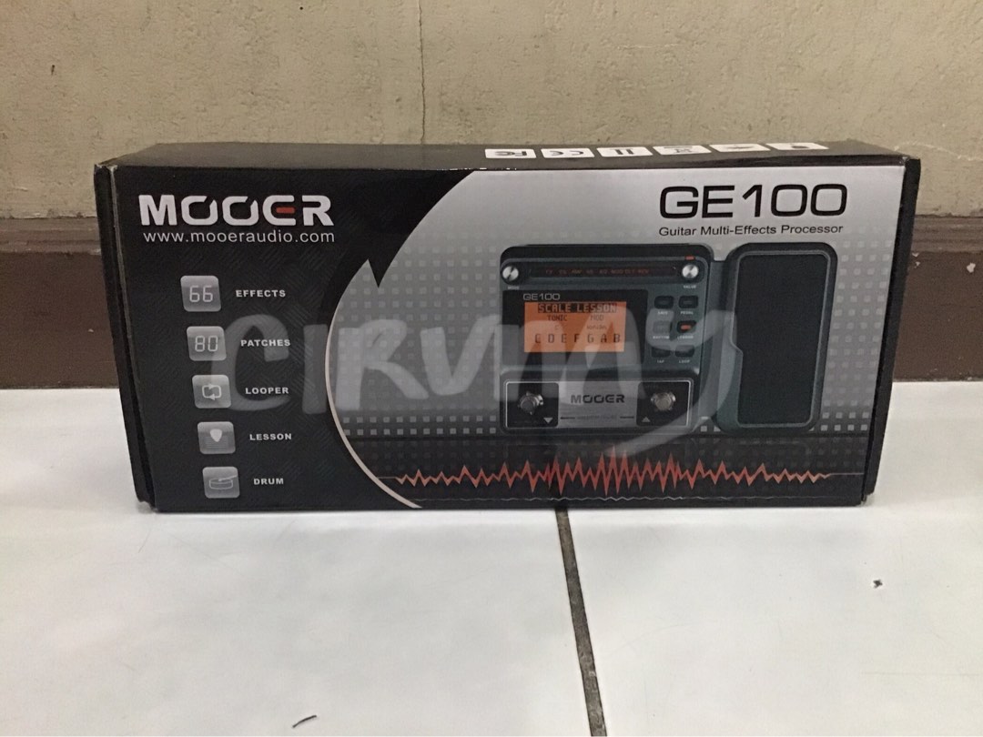 MOOER GE 100 Guitar Multi-Effects Processor, Hobbies & Toys, Music ...