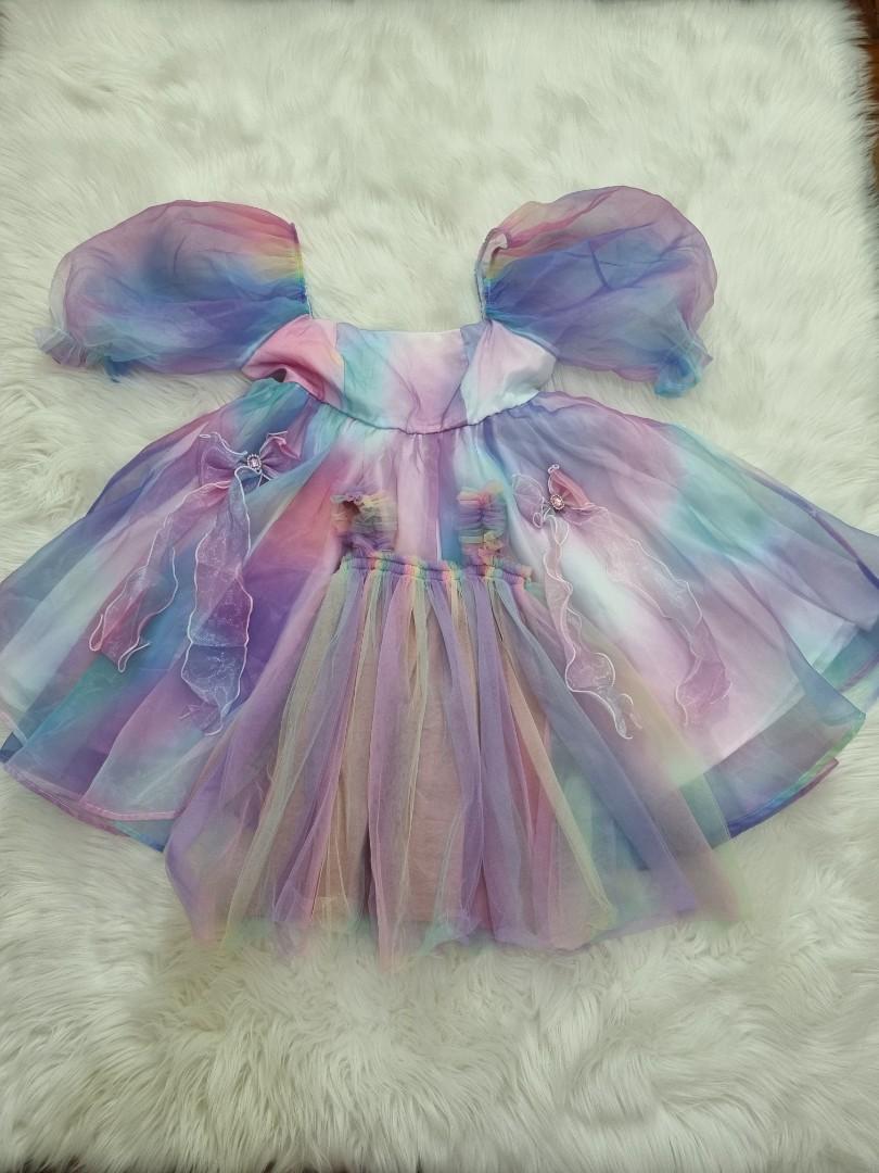 Mother daughter rainbow sales dress