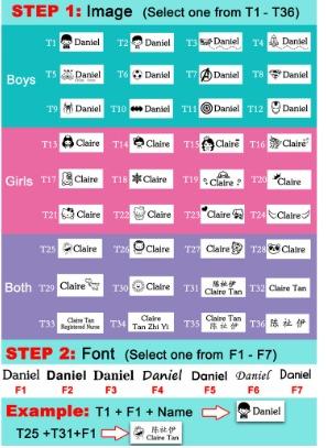 Name Stamp | Free Customisation + Gift | Permanent + Waterproof | Non ...