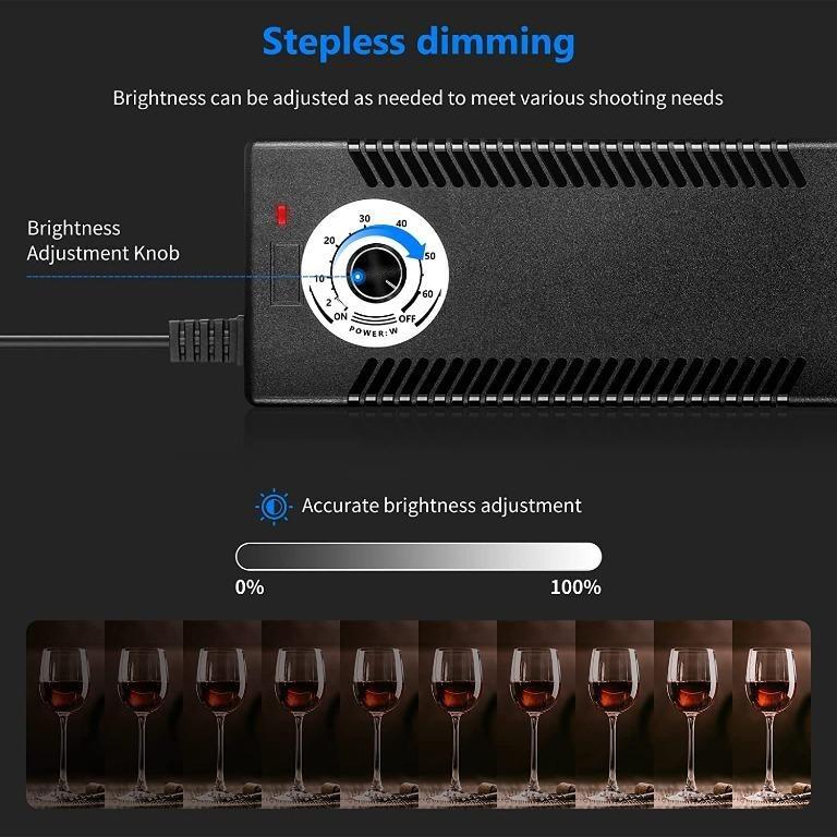 Neewer Photo Studio Light Box, 24” × 24” Shooting Light Tent with